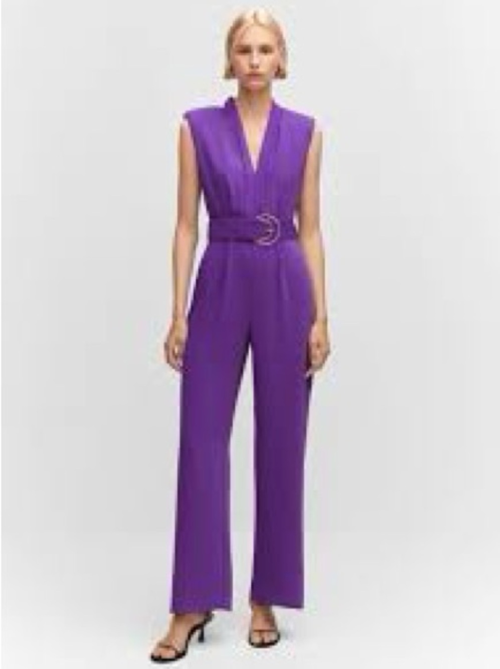 Mango Violet Jumpsuit